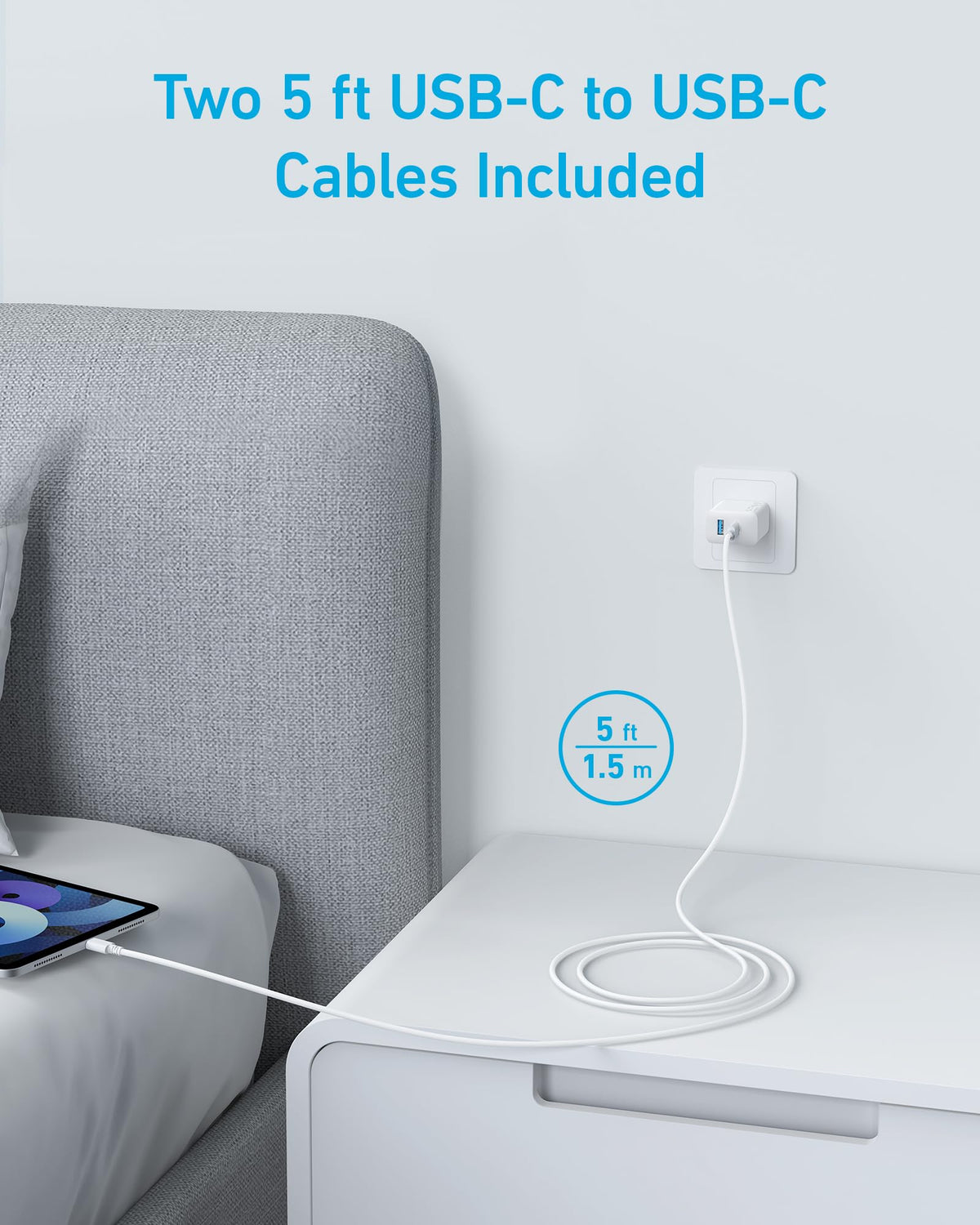 Refurbished ankerrdeals 20W Fast Wall Charger (2-Pack)