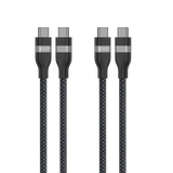 ankerrdeals USB-C to USB-C Cable (3 ft / 6 ft, 240W, Upcycled-Braided, 2-Pack)