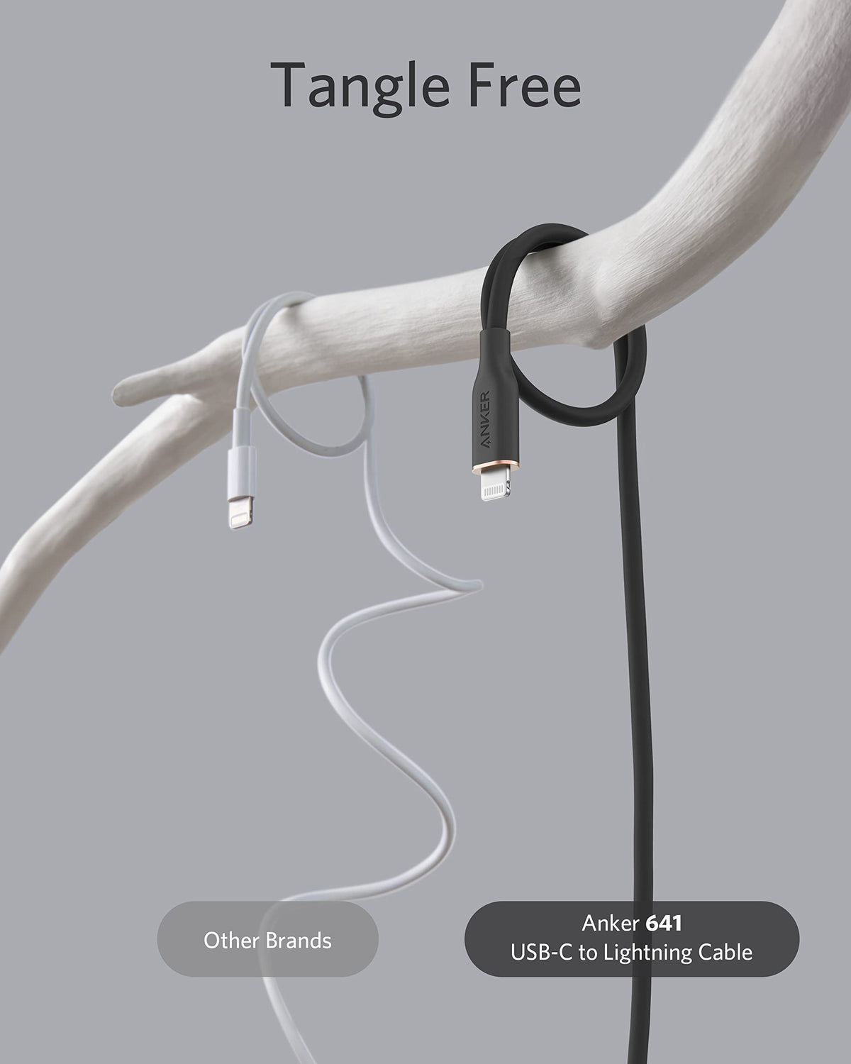 Refurbished ankerrdeals 641 USB-C to Lightning Cable (Flow, Silicone)