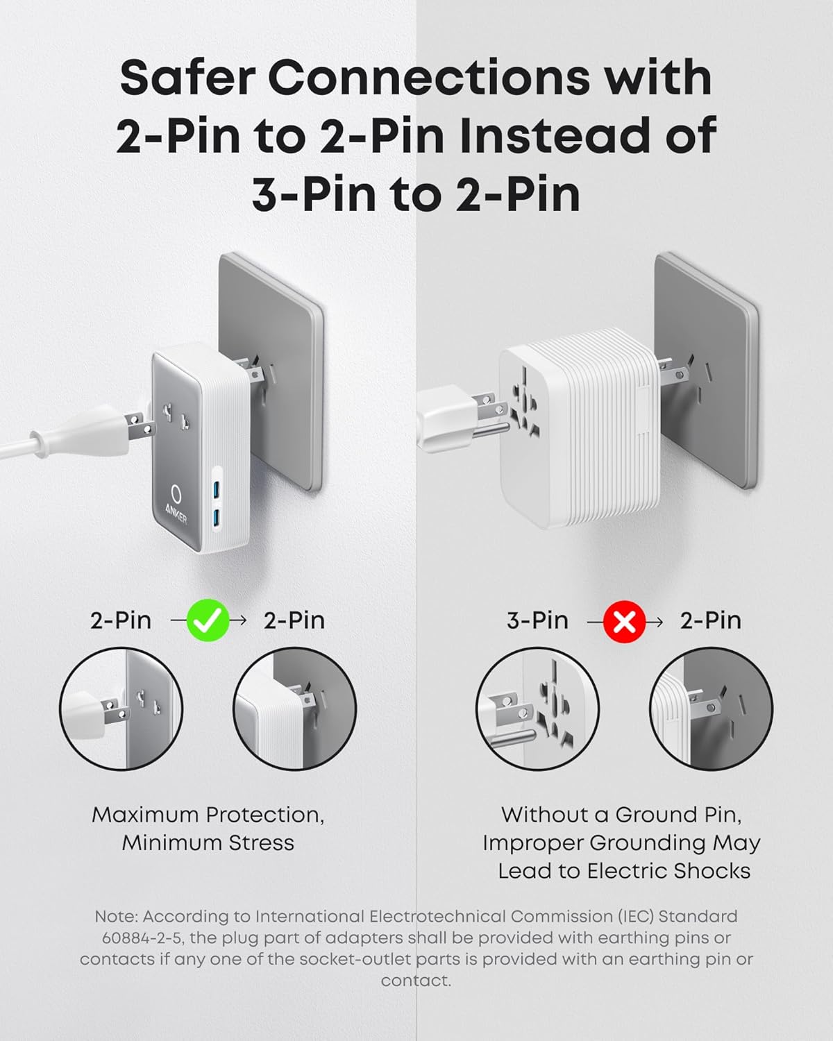 ankerrdeals Magnetic Wireless Charging Station (3-in-1, Foldable Pad) and ankerrdeals Mini Travel Adapter (5-in-1, 20W, 1-Pack)