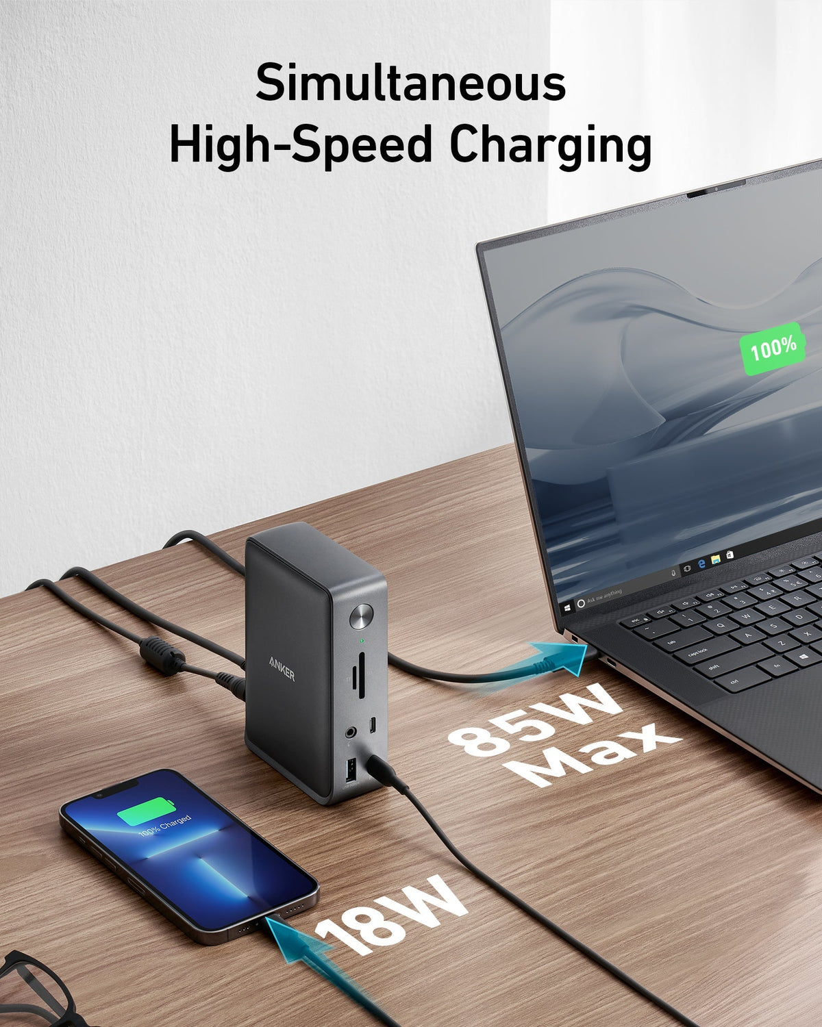 Refurbished ankerrdeals 575 USB-C Docking Station (13-in-1)