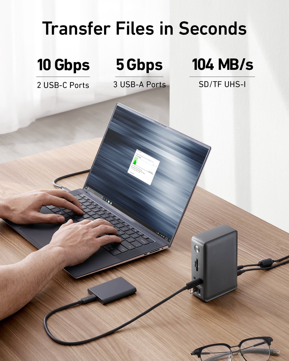 Refurbished ankerrdeals 575 USB-C Docking Station (13-in-1)