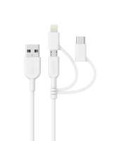 ankerrdeals 321 USB-A to Lightning Cable (3 ft 3-in-1)