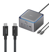ankerrdeals Pro TB5 Docking Station (14-in-1, 8K, Thunderbolt 5 ) and Thunderbolt 5 Cable (3.3 ft, 80Gbps, 240W)