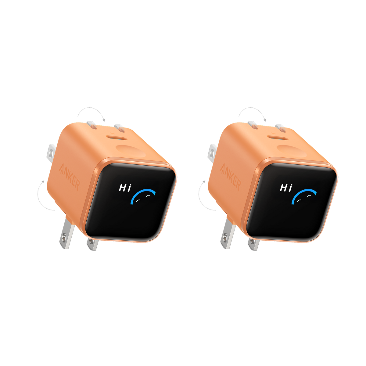 ankerrdeals Mini Charger (45W, Smart Display, 180° Foldable)