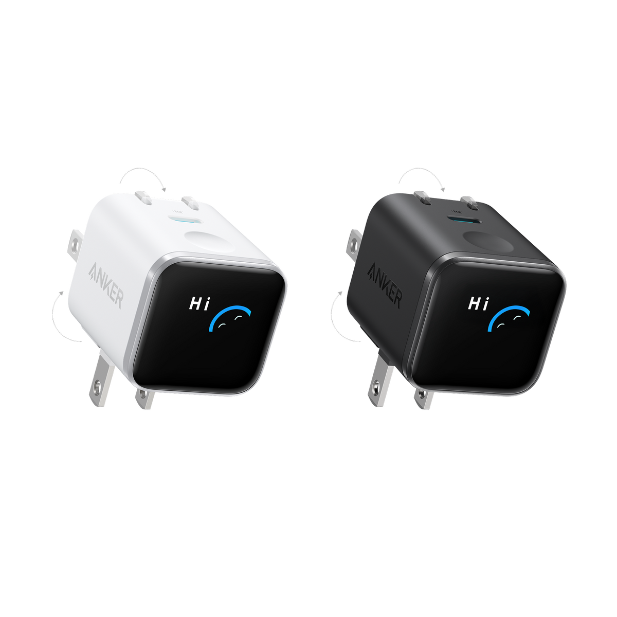 ankerrdeals Mini Charger (45W, Smart Display, 180° Foldable)