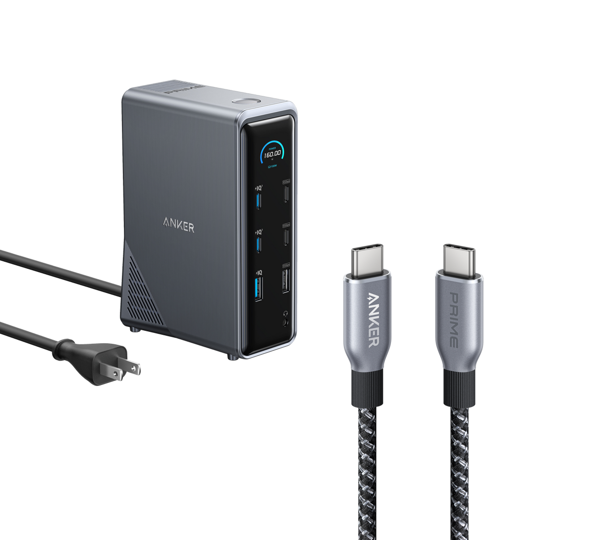 ankerrdeals Pro Charging Docking Station with 240W USB-C to USB-C Cable
