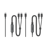 ankerrdeals 140W 2-in-1 USB-C to USB-C Cable 2 Pack
