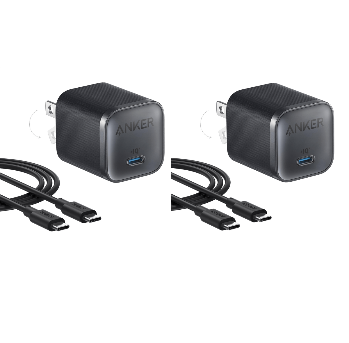 ankerrdeals Mini Charger (45W) with USB-C to USB-C Cable 2-Pack