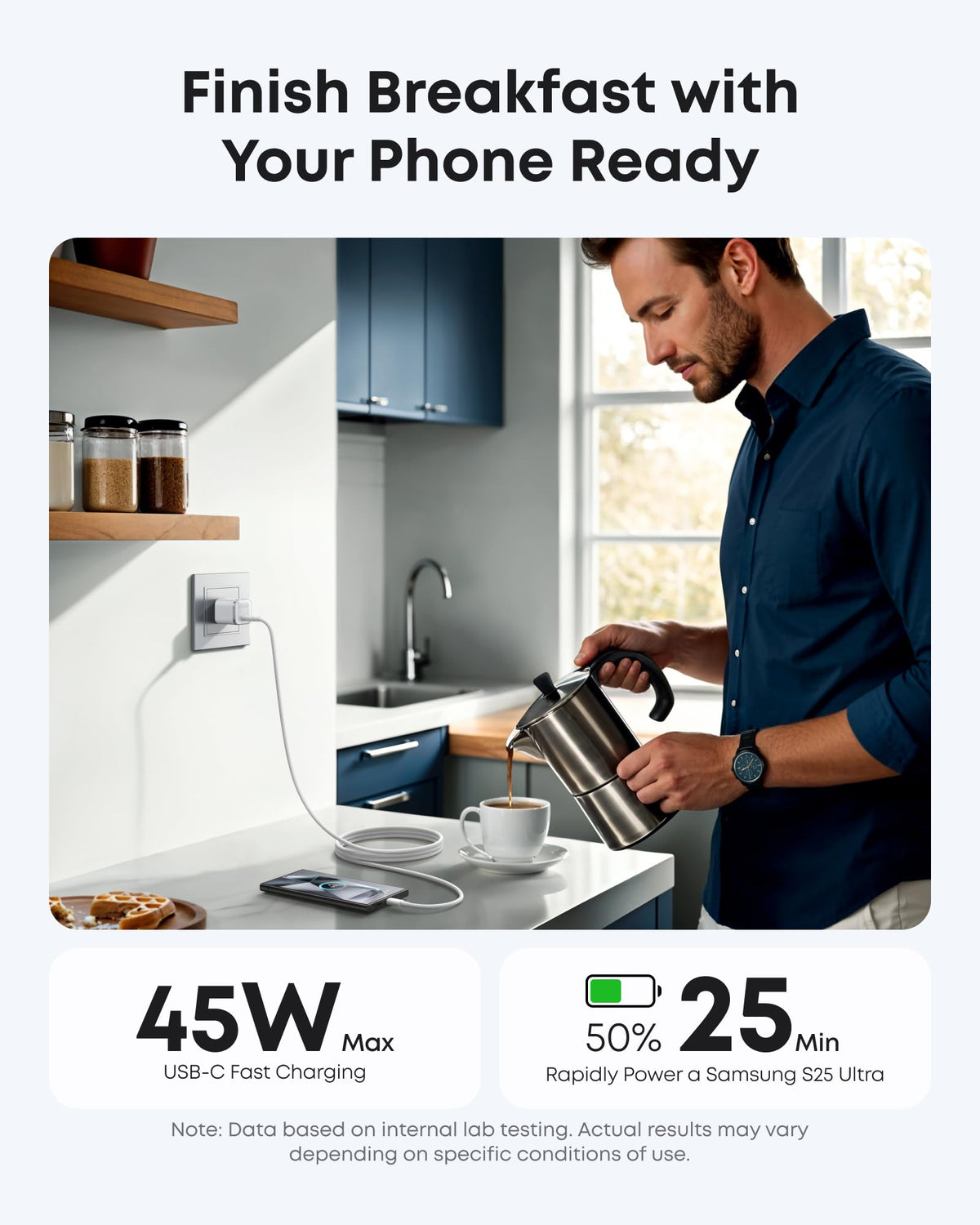 ankerrdeals Mini Charging Station (7-in-1, 100W) and ankerrdeals Mini Charger (45W) with Cable