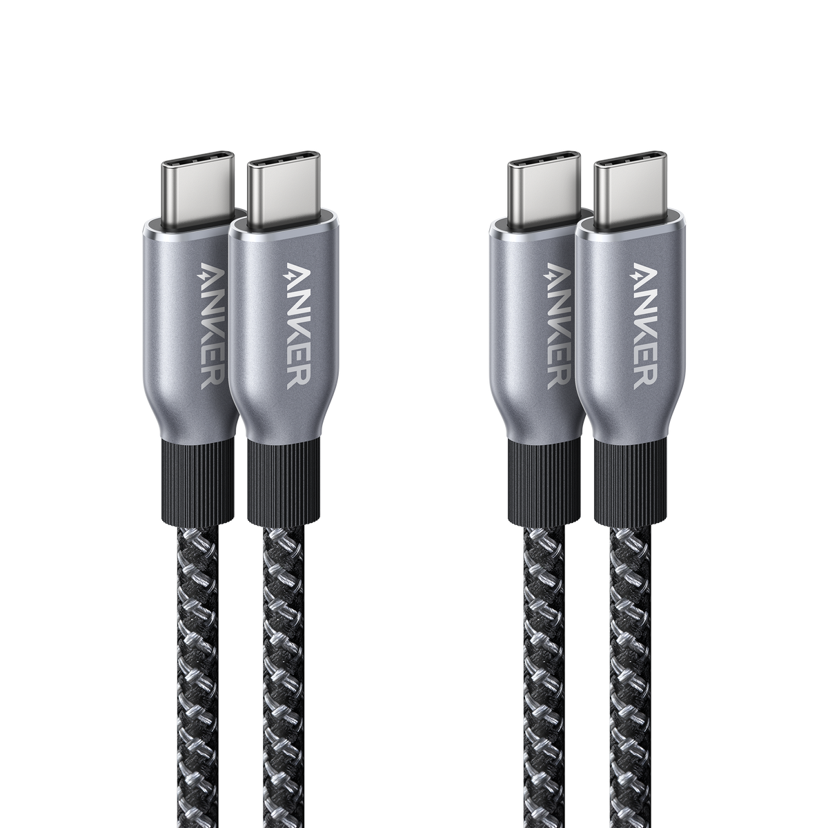 ankerrdeals Pro USB-C to USB-C Cable (240W, Upcycled-Braided, 2-Pack)