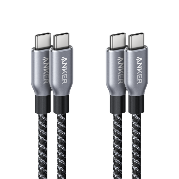 ankerrdeals Pro USB-C to USB-C Cable (240W, Upcycled-Braided, 2-Pack)