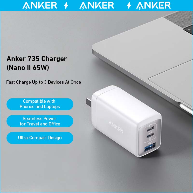 Refurbished ankerrdeals 735 Charger (Mini II 65W)