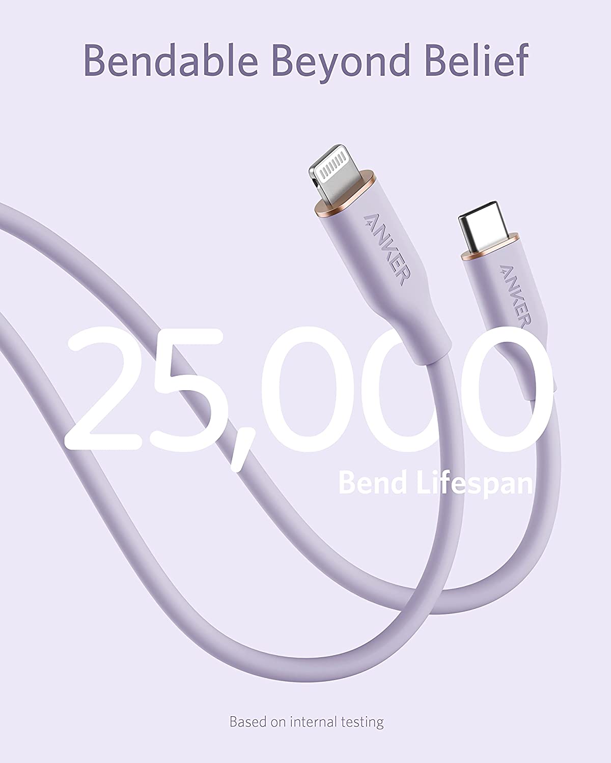 ankerrdeals 641 USB-C to Lightning Cable (Flow, 3ft Silicone)