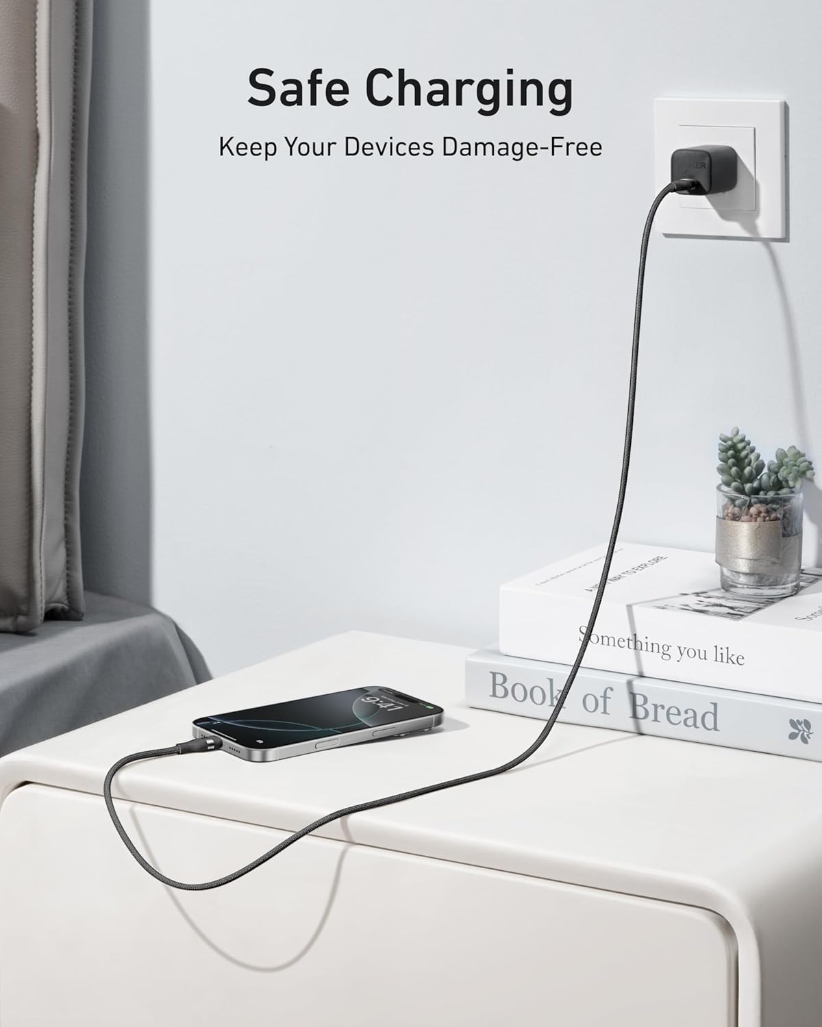ankerrdeals USB-C to USB-C Cable (3 ft / 6 ft, 240W, Upcycled-Braided)