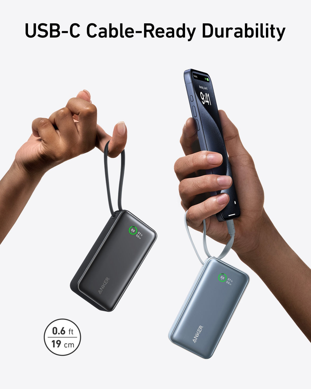ankerrdeals Mini Power Bank (30W, Built-In USB-C Cable)