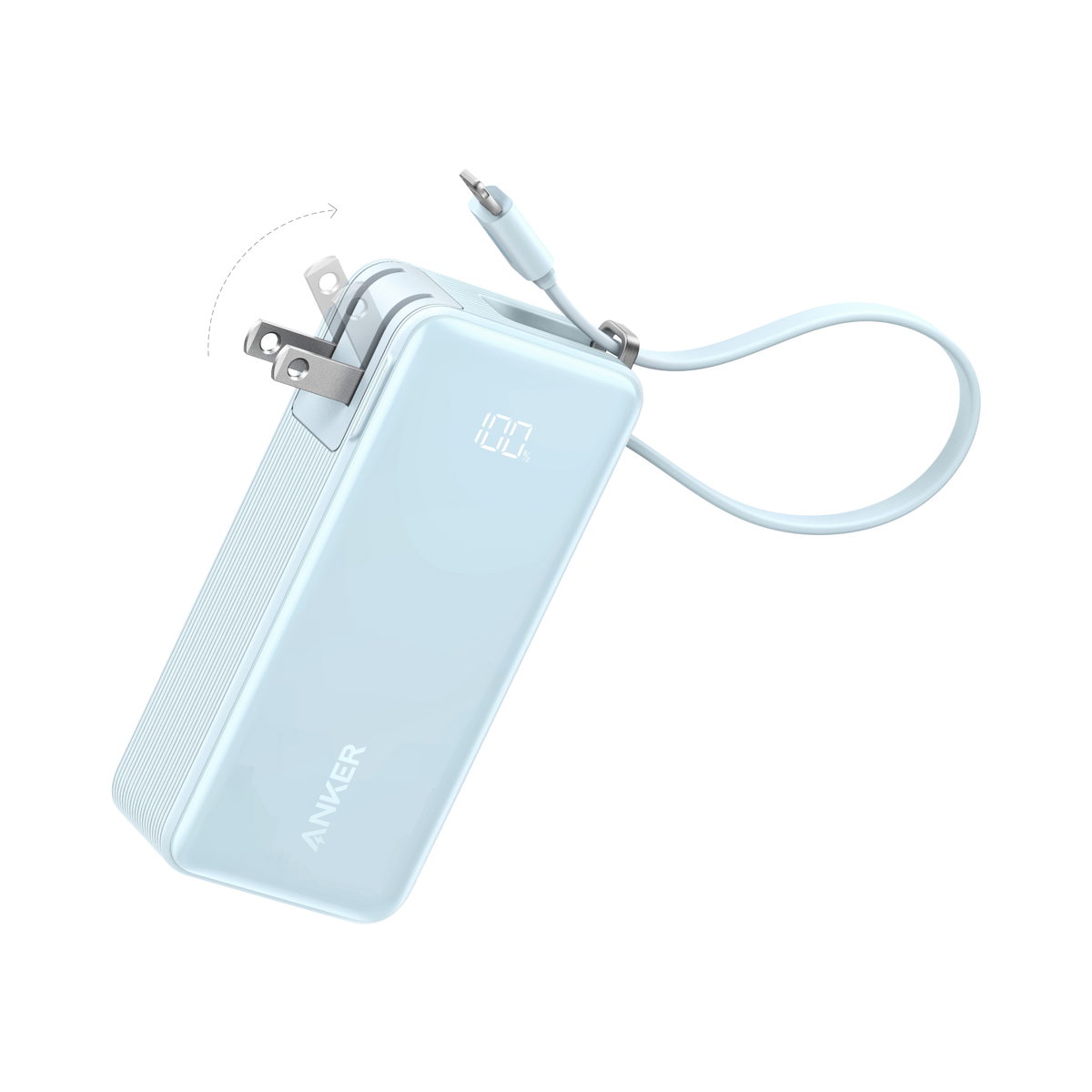 ankerrdeals Power Bank (10K, Fusion, Built-In Cable)