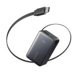 ankerrdeals Mini Power Bank (10K, 45W, Built-In Retractable USB-C Cable)