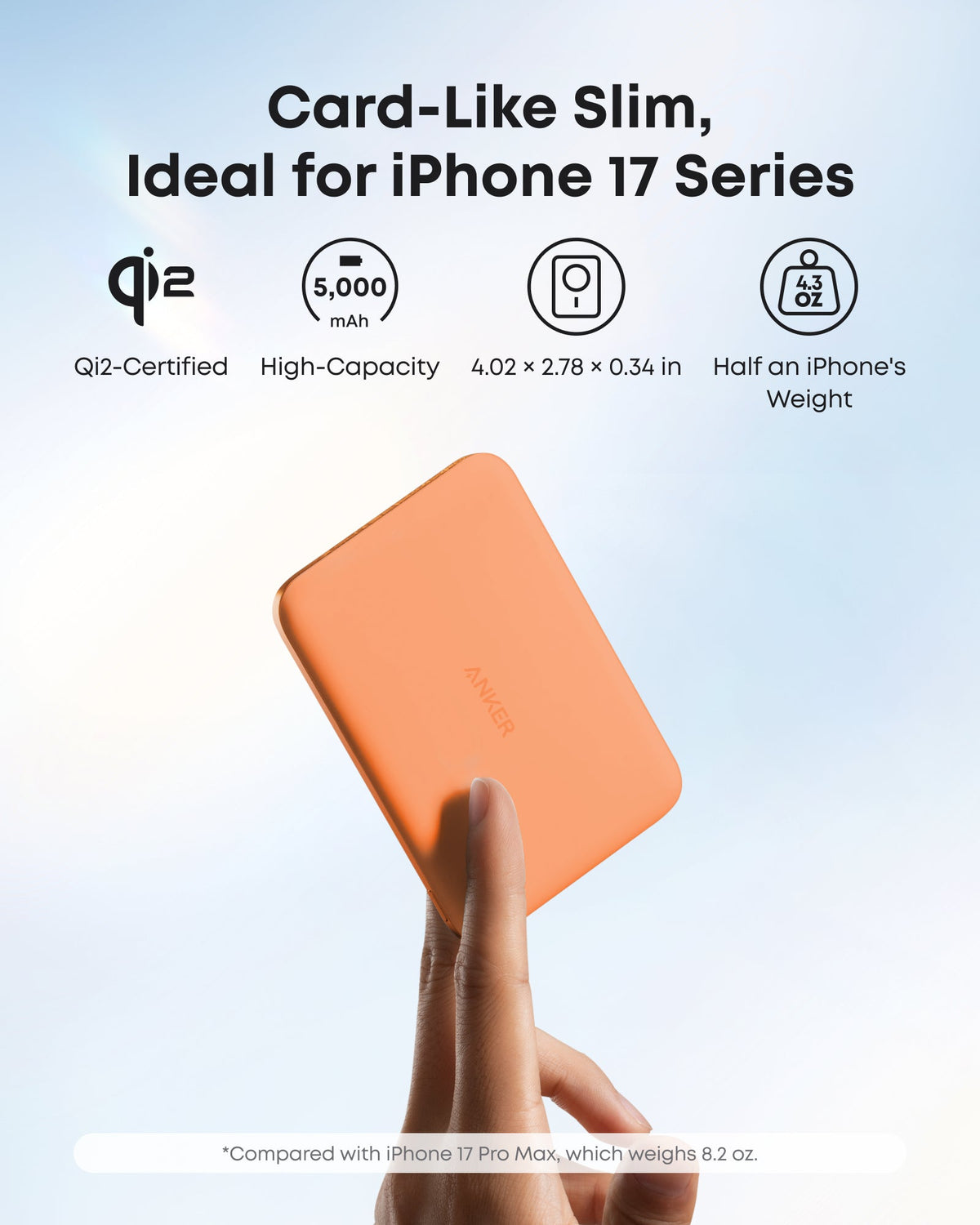 ankerrdeals Mini Power Bank (5K, Magnetic, Slim)