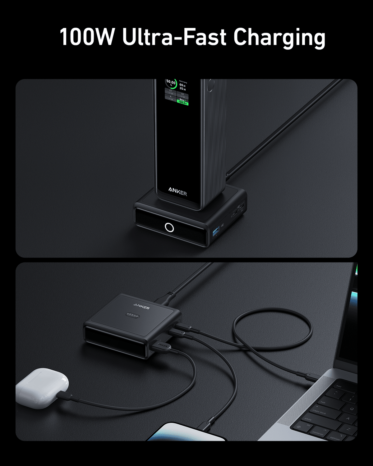 ankerrdeals 100W Charging Base for ankerrdeals Pro Power Bank