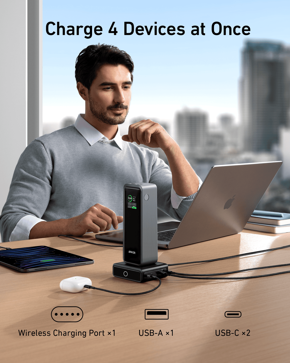 ankerrdeals 100W Charging Base for ankerrdeals Pro Power Bank