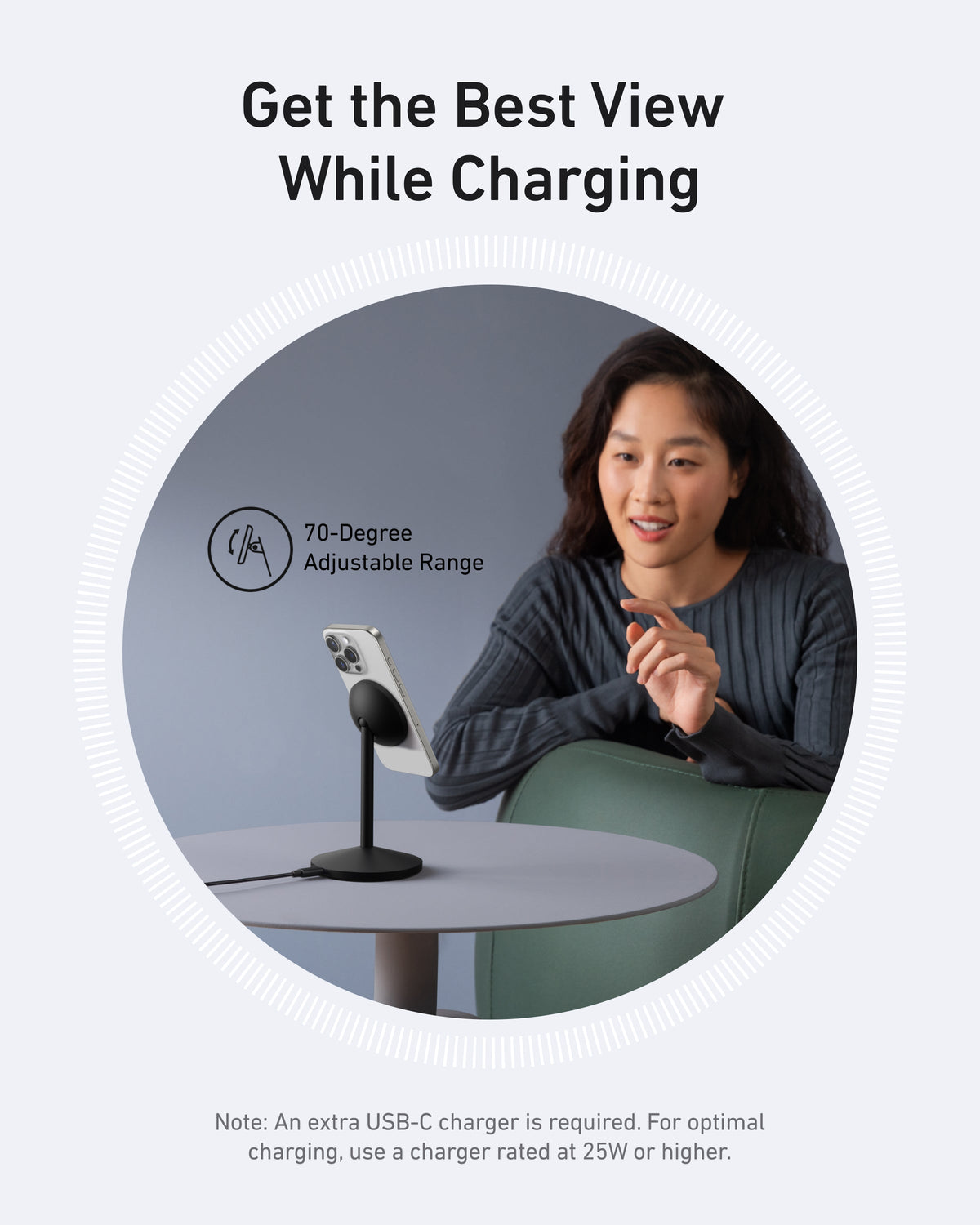 ankerrdeals Magnetic Wireless Charger (Stand)