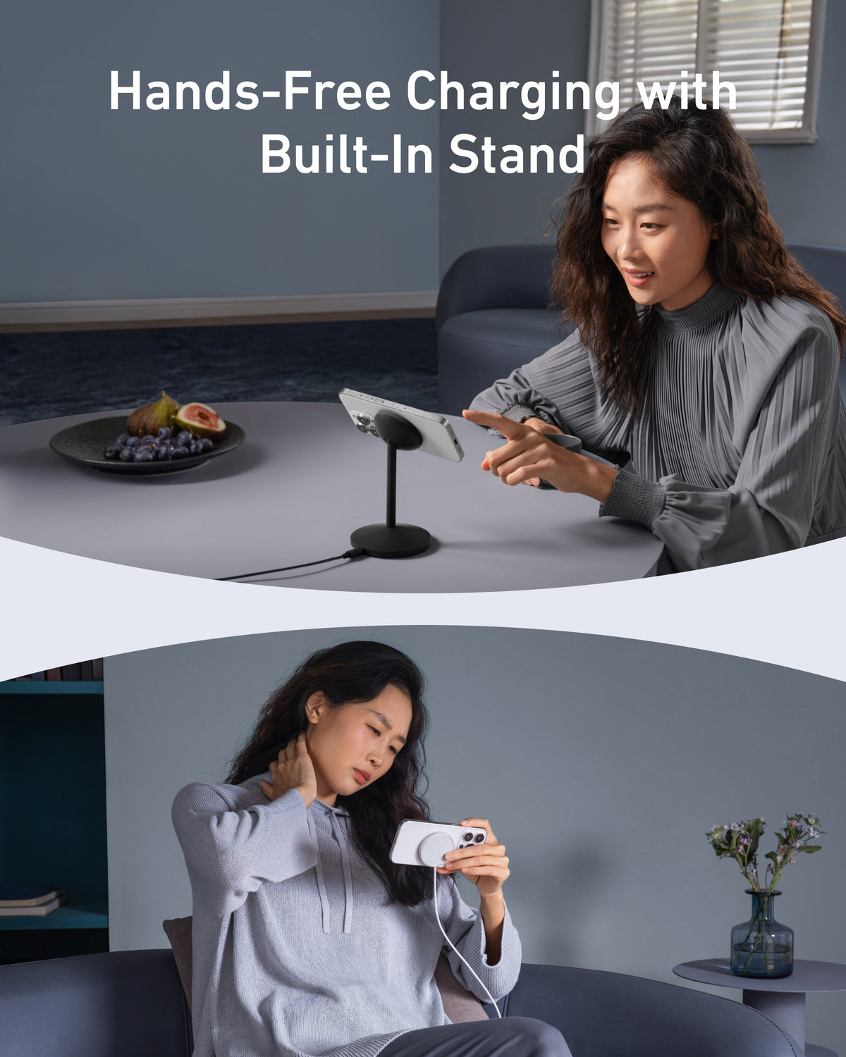 ankerrdeals Magnetic Wireless Charger (Stand)