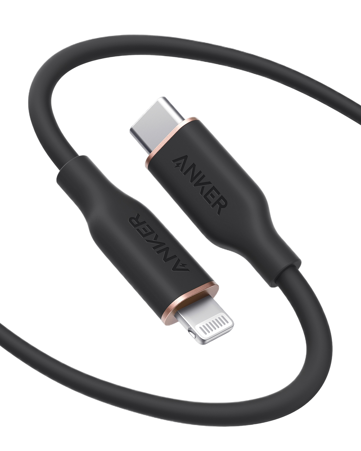 ankerrdeals 641 USB-C to Lightning Cable (Flow, 3 ft Silicone)