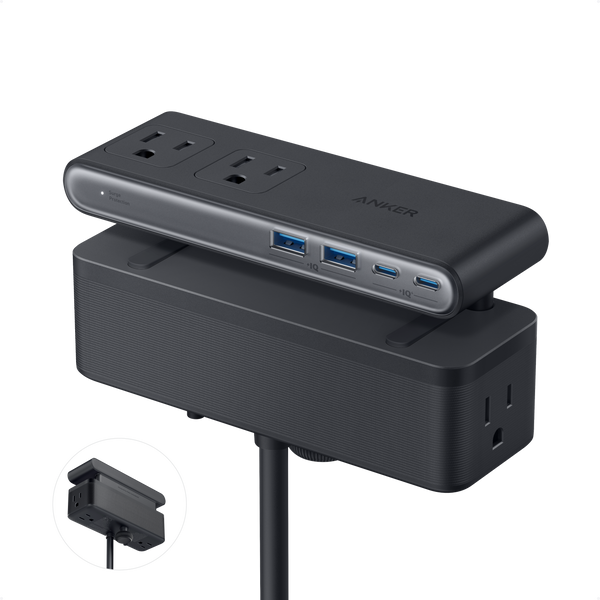 ankerrdeals Mini Power Strip (10-in-1, 70W, Clamp)