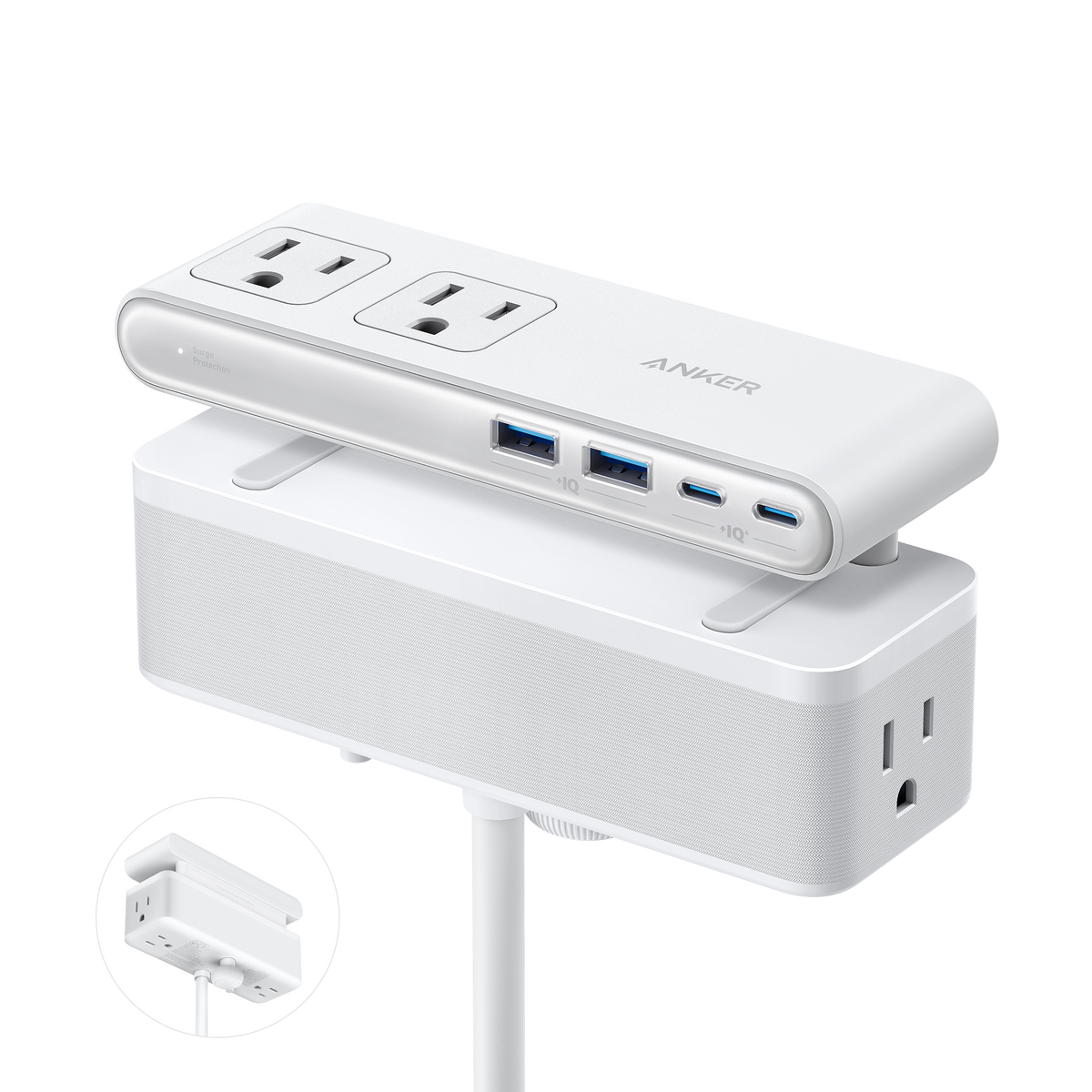 ankerrdeals Mini Power Strip (10-in-1, 70W, Clamp)