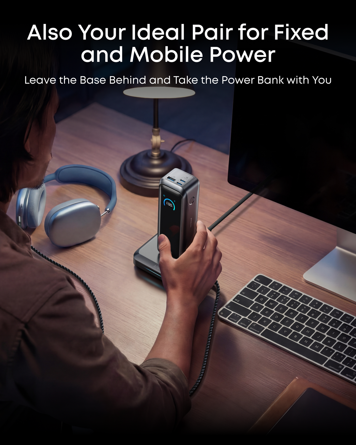 ankerrdeals Pro Power Bank (20K, 220W) with Charging Base