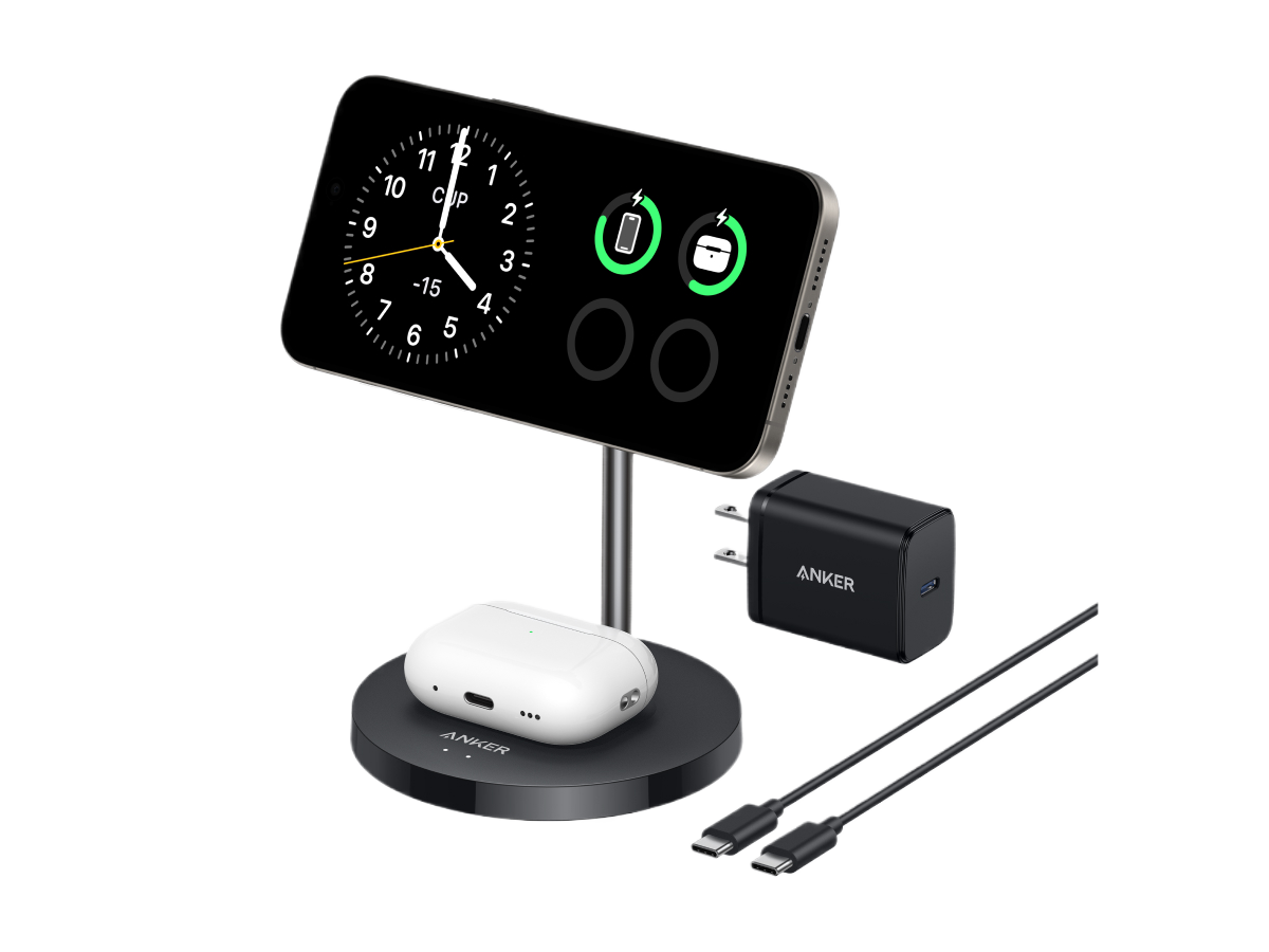 ankerrdeals Magnetic Wireless Charger (2-in-1, Stand)
