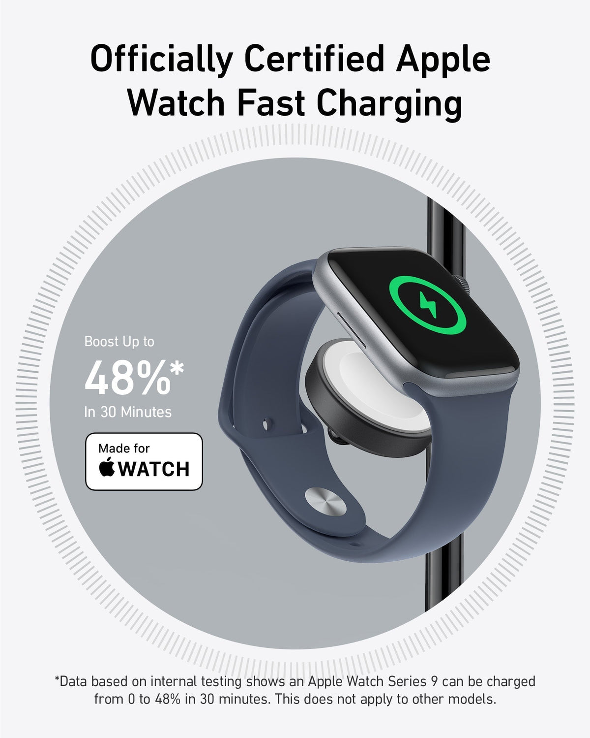 Refurbished ankerrdeals Magnetic Wireless Charging Station (3-in-1 Stand)