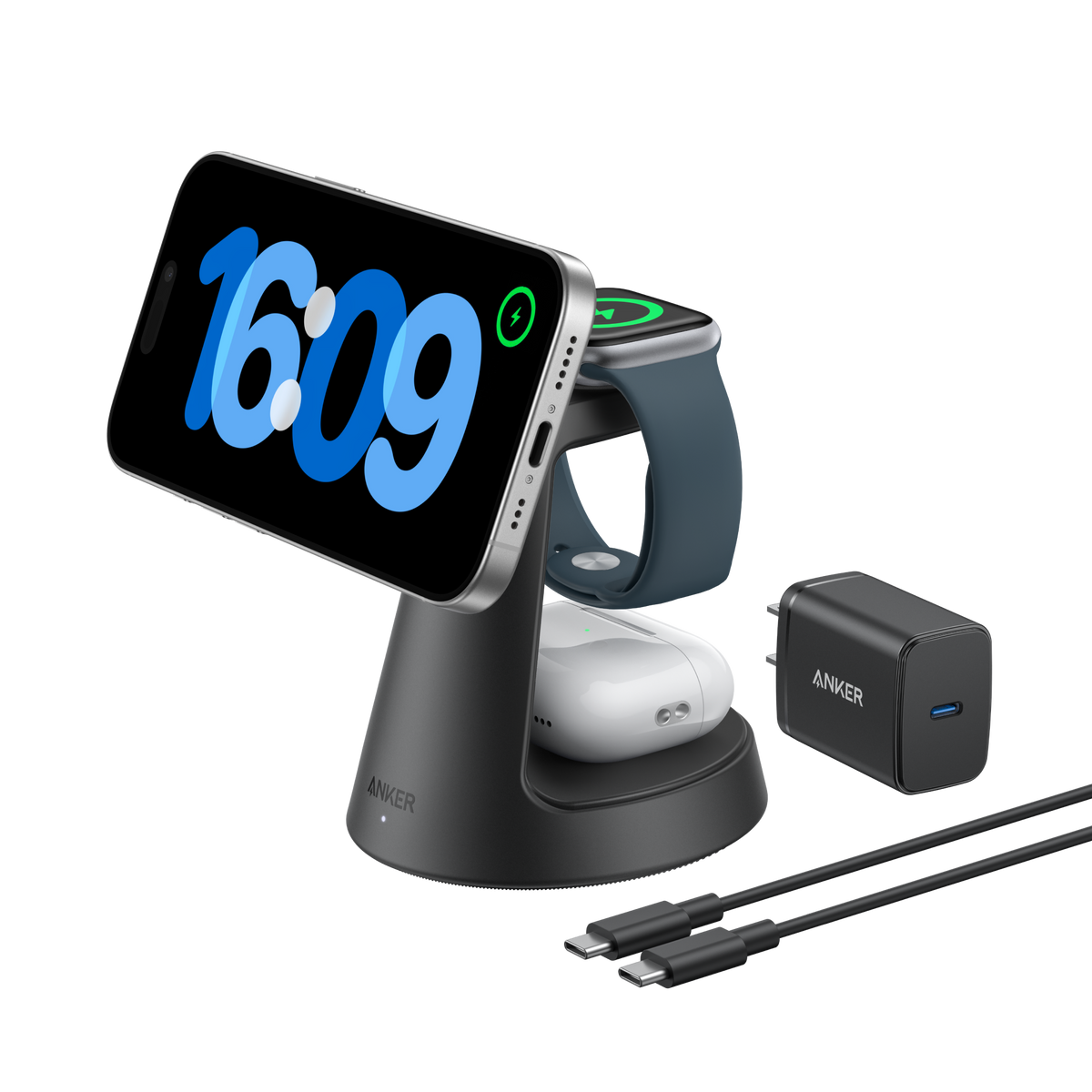 ankerrdeals Magnetic Wireless Charging Station and ankerrdeals Mini Wireless Car Charger