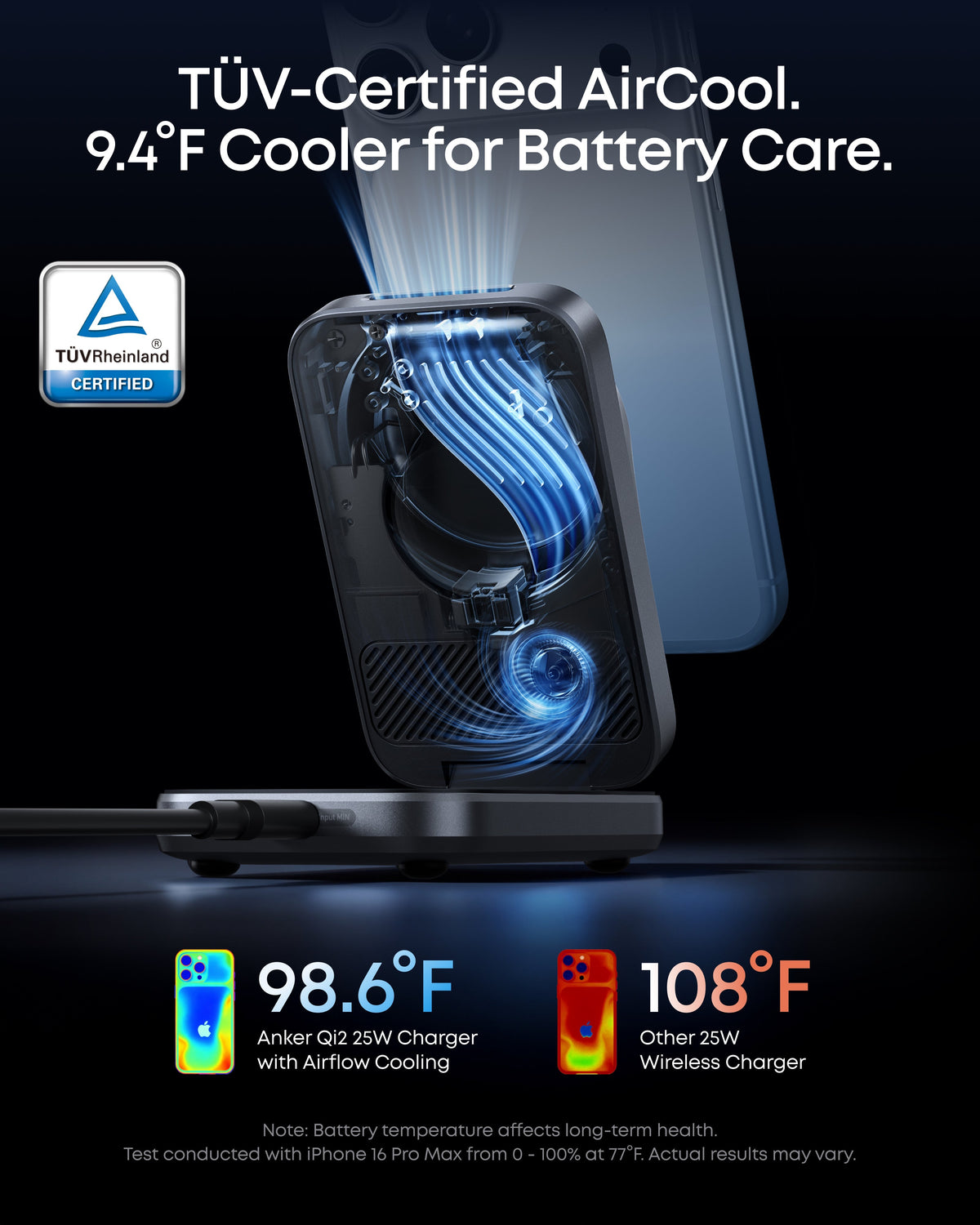 ankerrdeals Pro Wireless Charging Station (3-in-1, Magnetic, AirCool, Foldable)