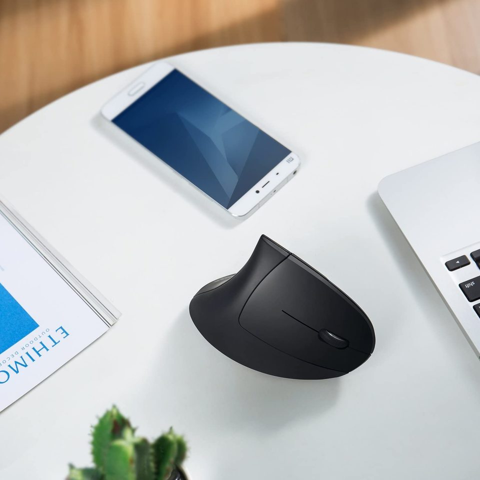 Refurbished ankerrdeals 2.4G Wireless Vertical Ergonomic Optical Mouse