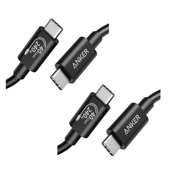 ankerrdeals 515 USB-C to USB-C Cable (Thunderbolt 4 Compatible)（2 packs）