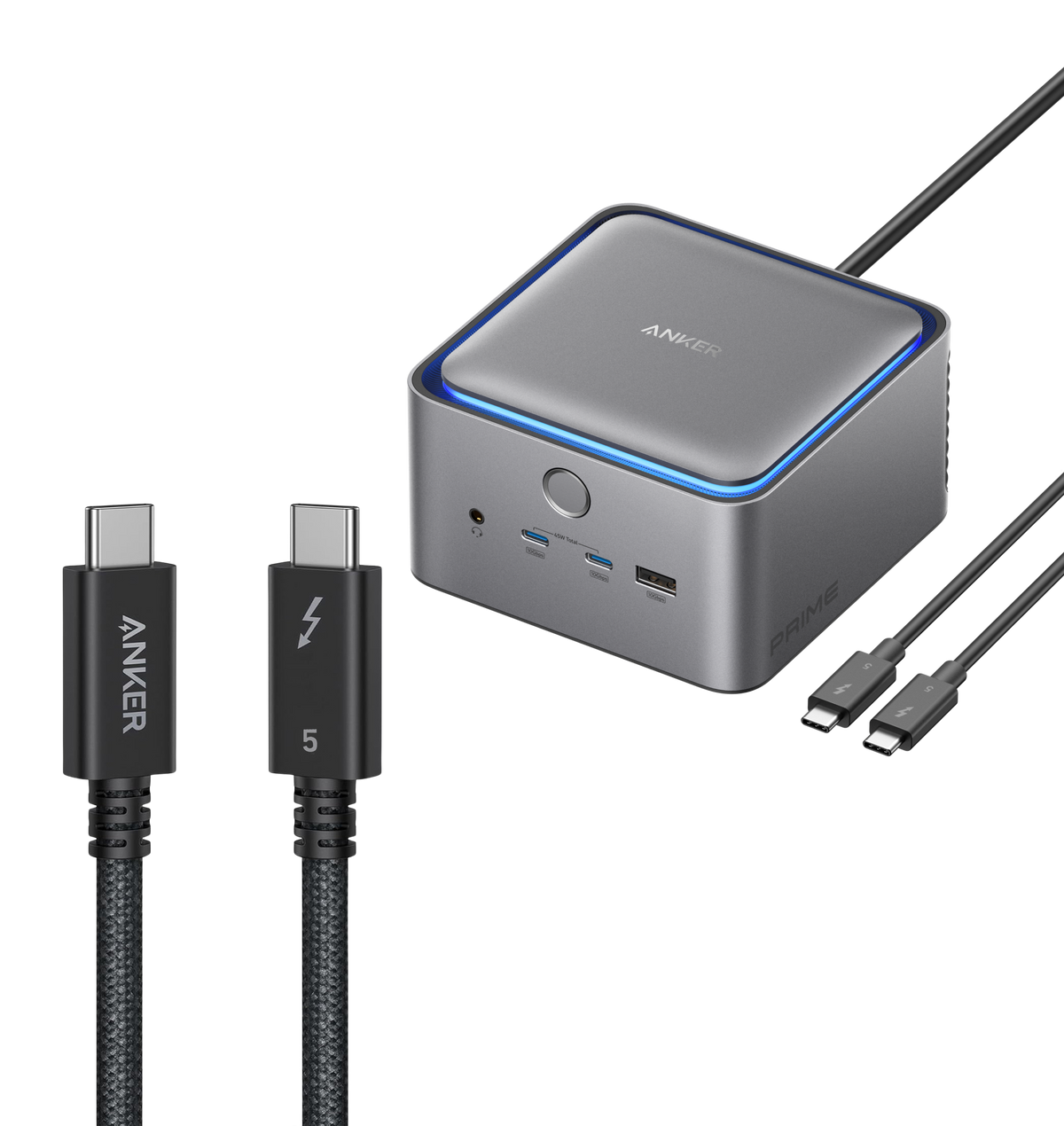 ankerrdeals Pro TB5 Docking Station (14-in-1, 8K, Thunderbolt 5 ) and Thunderbolt 5 Cable (3.3 ft, 80Gbps, 240W)