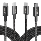 ankerrdeals New Nylon USB-C to USB-C 100W Cable (10 ft, 2-Pack）
