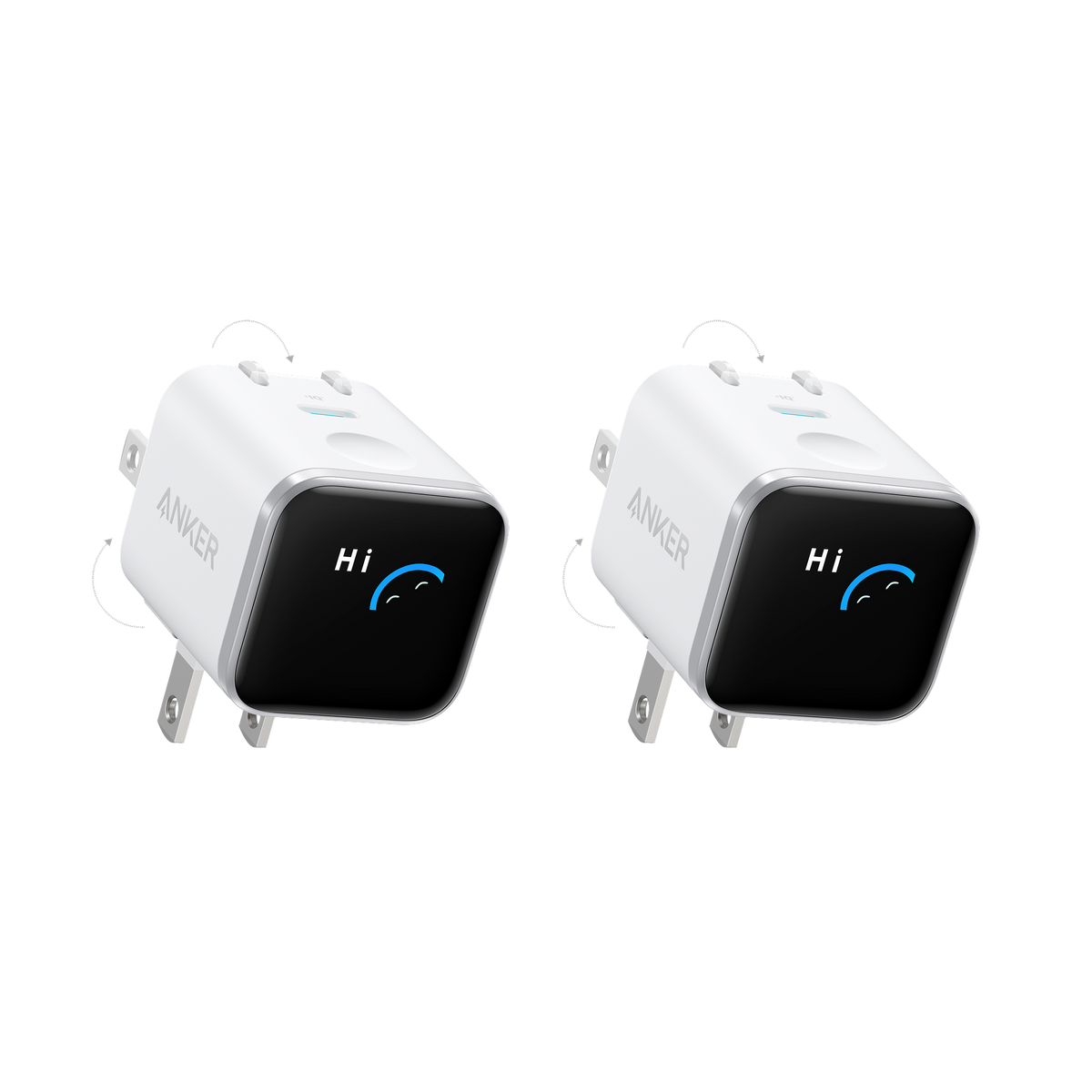 ankerrdeals Mini Charger (45W, Smart Display, 180° Foldable)