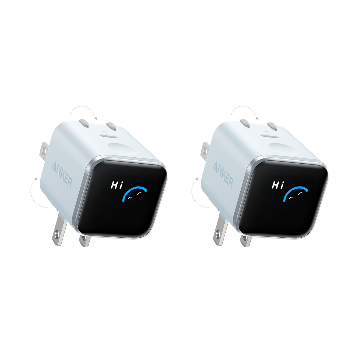 ankerrdeals Mini Charger (45W, Smart Display, 180° Foldable)