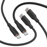 ankerrdeals 643 USB-C to USB-C Cable (Flow, Silicone, 240W, 2-Pack, Midnight Black)