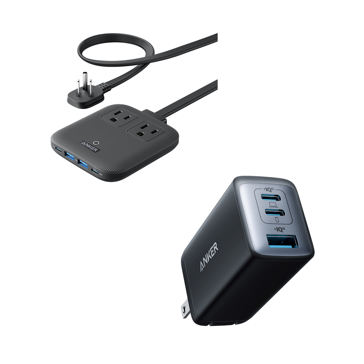 ankerrdeals Mini Charging Station (6-in-1, 67W) and ankerrdeals 735 Charger (Mini II 65W)