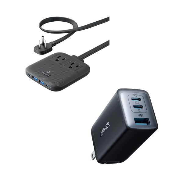 ankerrdeals Mini Charging Station (6-in-1, 67W) and ankerrdeals 735 Charger (Mini II 65W)