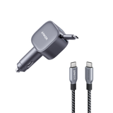 ankerrdeals Mini 75W Car Charger and ankerrdeals Pro USB-C to USB-C Cable (240W, Upcycled-Braided)