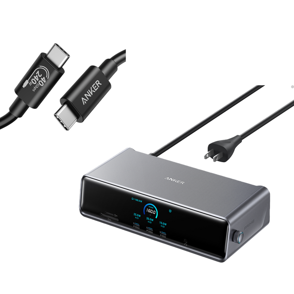 ankerrdeals Pro Docking Station (DL7400) and USB-C to USB-C Cable (Thunderbolt 4 Compatible)