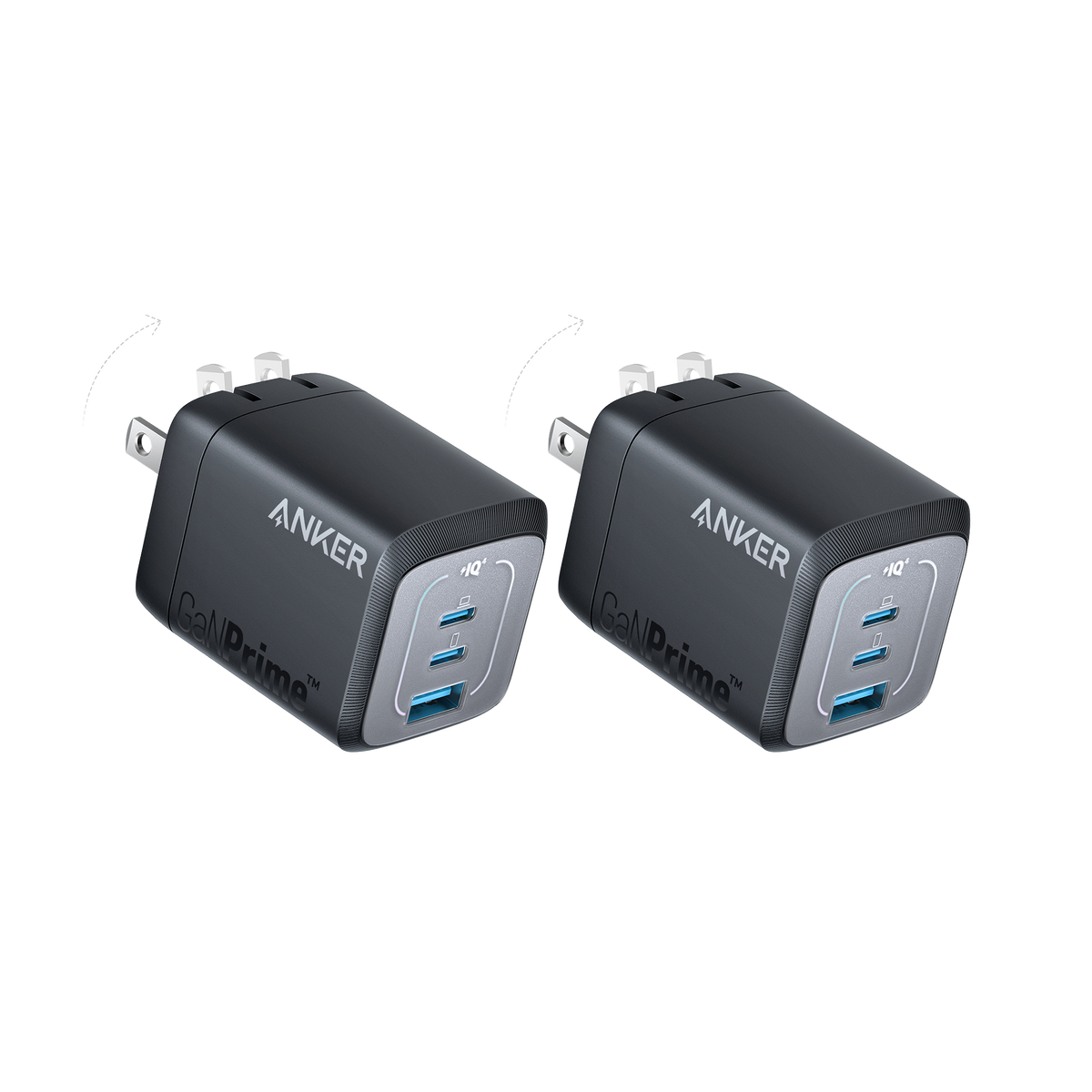 ankerrdeals Pro 67W GaN Wall Charger (3 Ports) 2-Pack