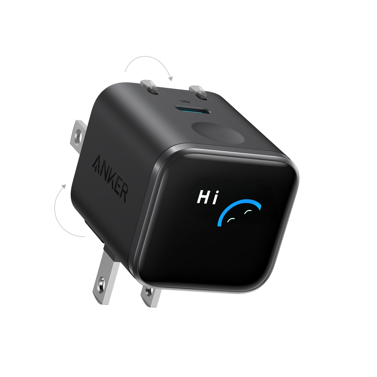 ankerrdeals Mini Charger (45W, Smart Display, 180° Foldable)