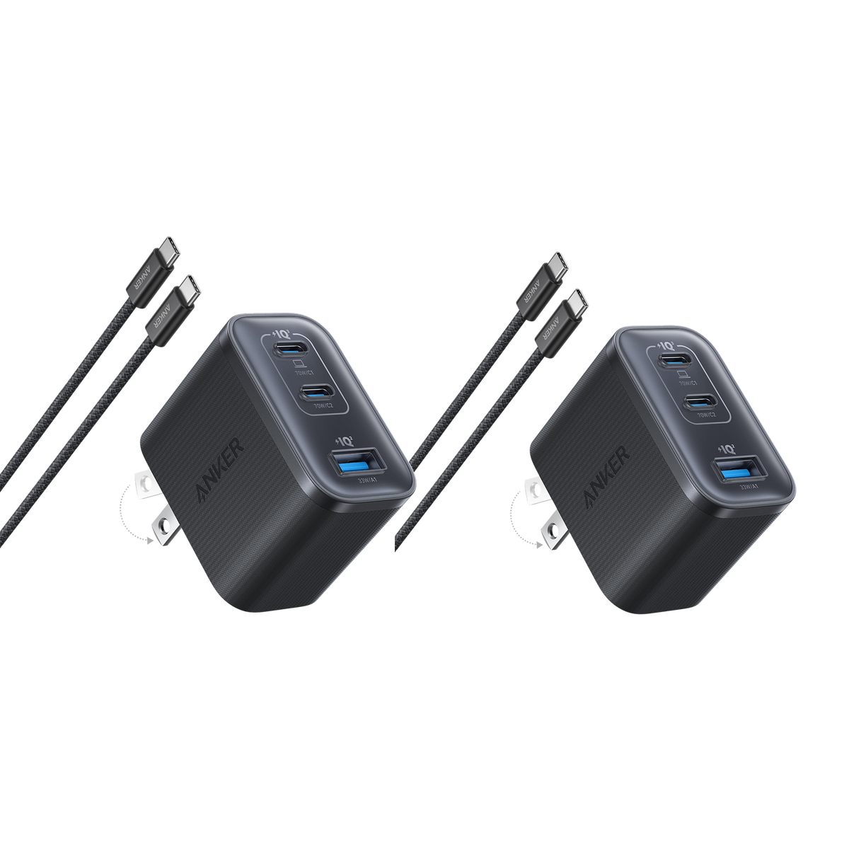 ankerrdeals Mini Charger (70W, 3 Ports) -2 Pack