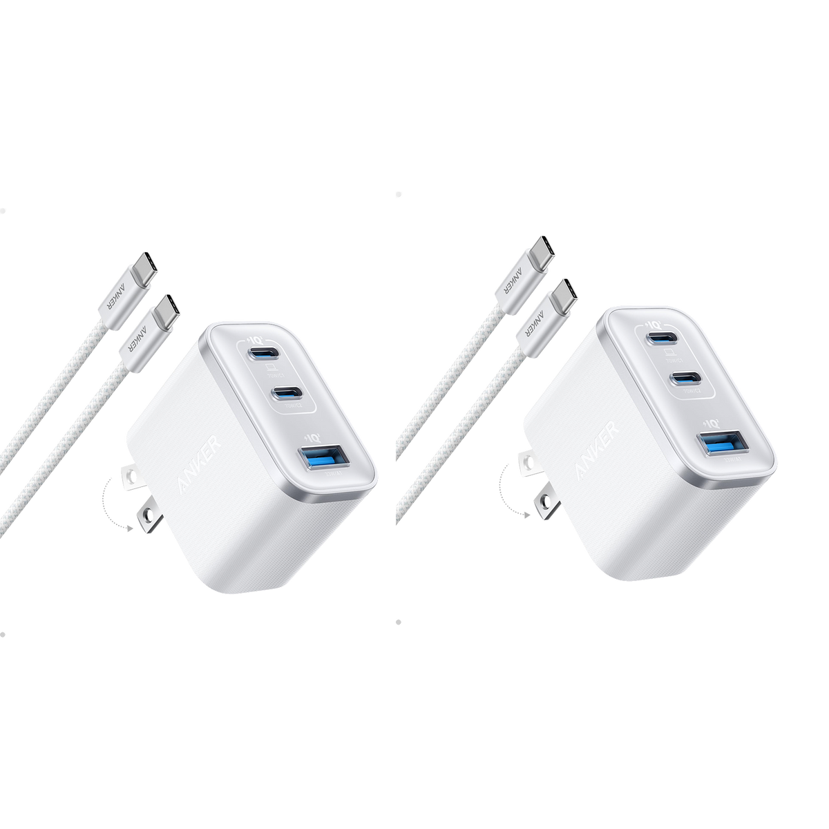ankerrdeals Mini Charger (70W, 3 Ports) -2 Pack